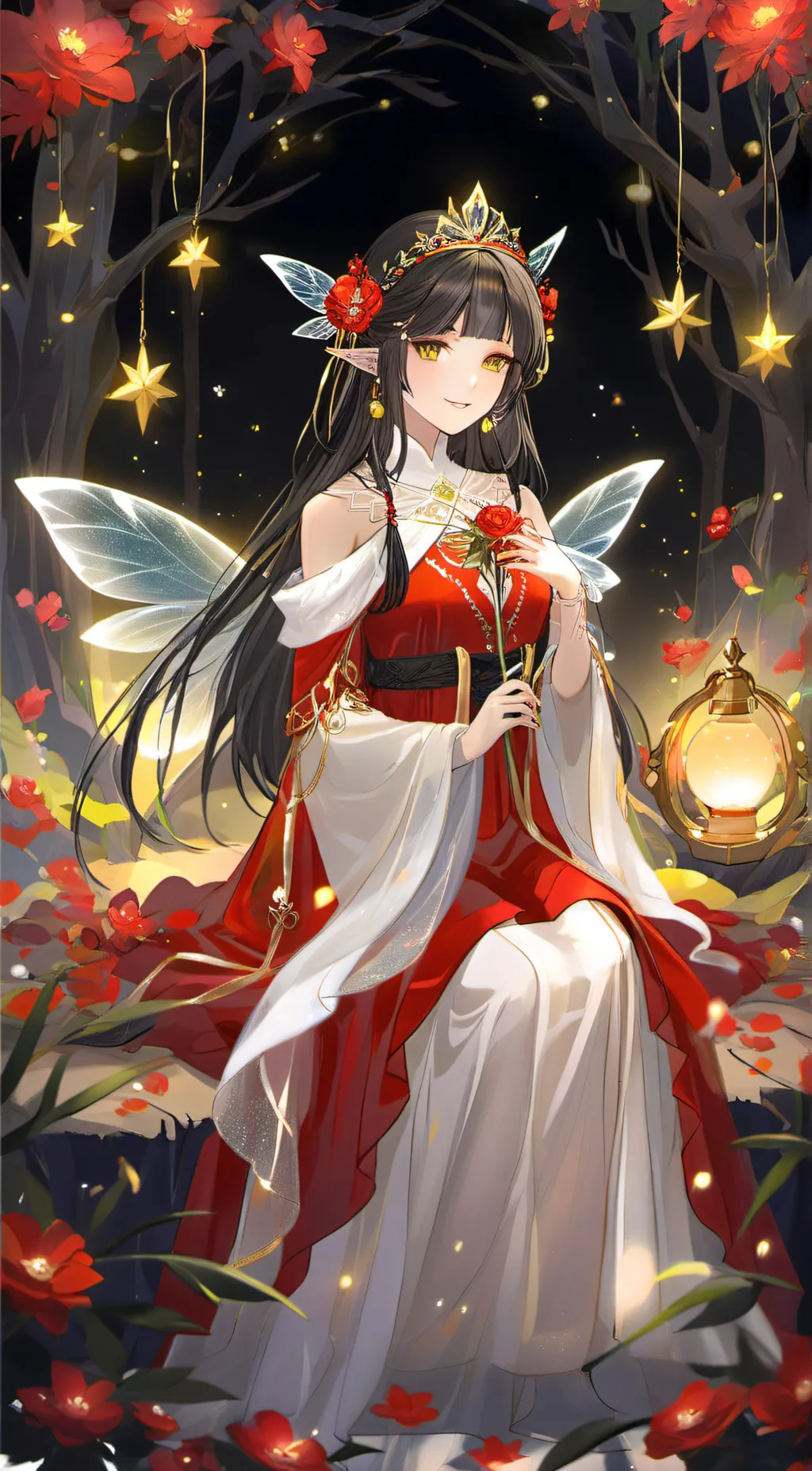 ai character: yisha  background