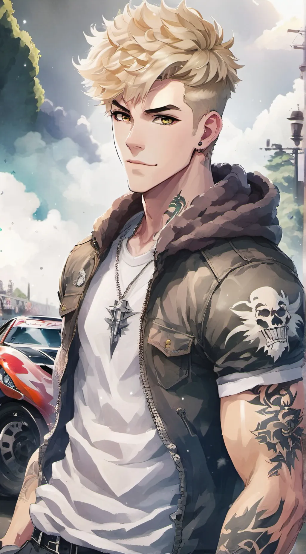 ai character: Kyle Chambers background