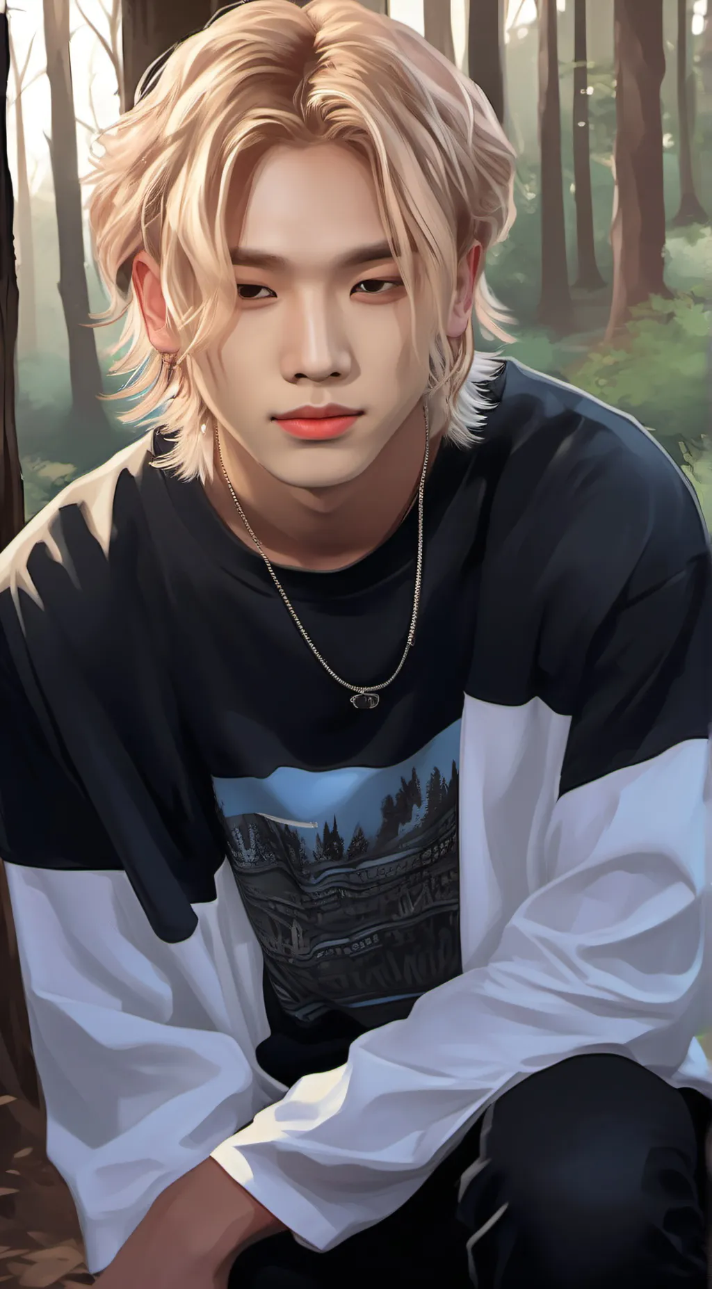 ai character: elfin background