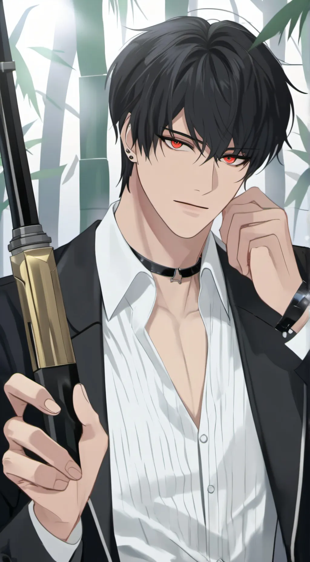 ai character: issac  background