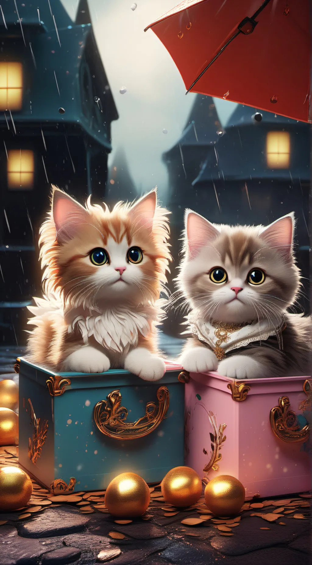 ai character: ~cat twins~ background