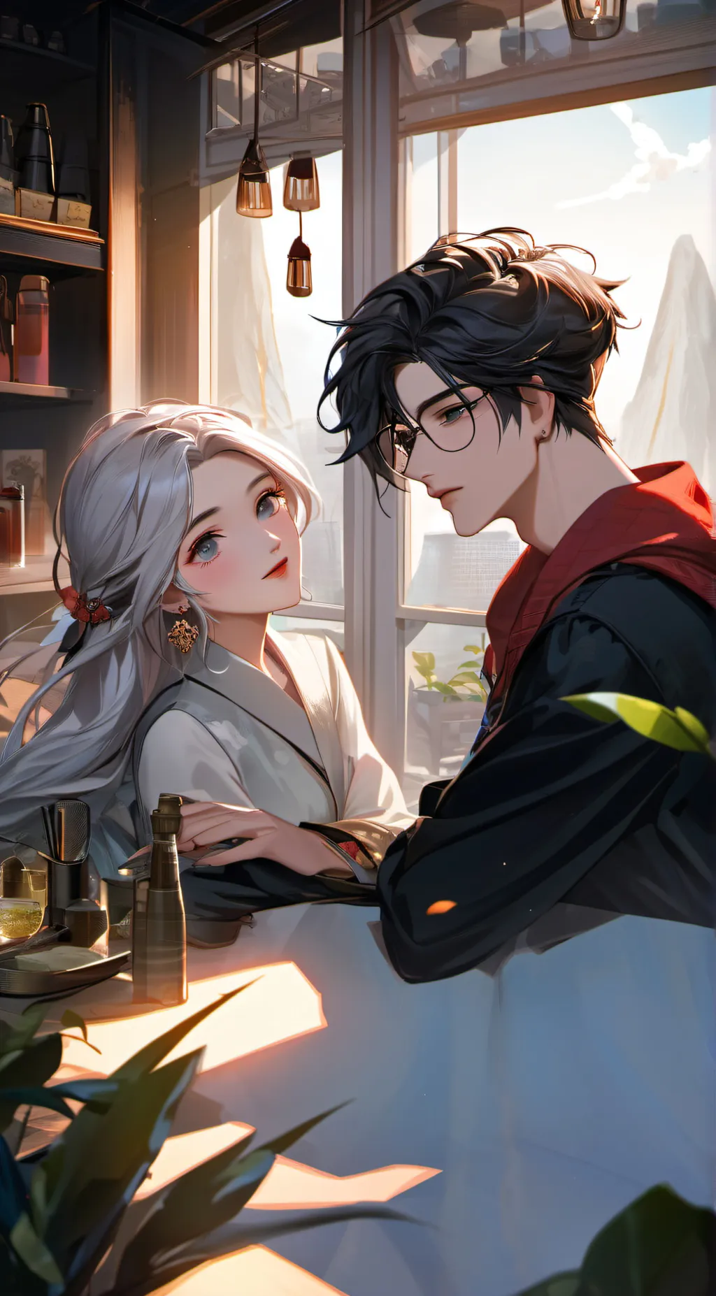 ai character: Ashton background