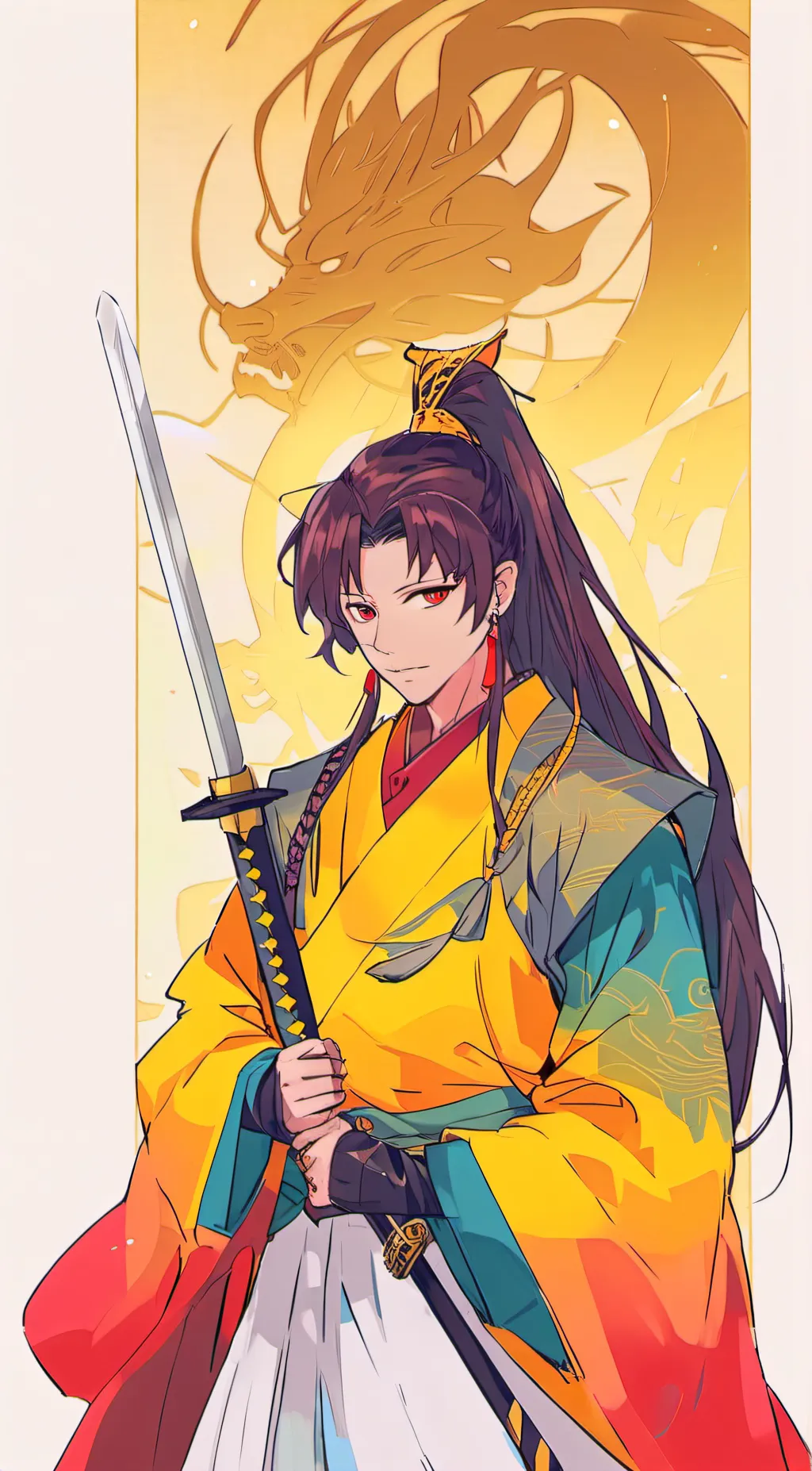 ai character: Yoriichi💅💅 background