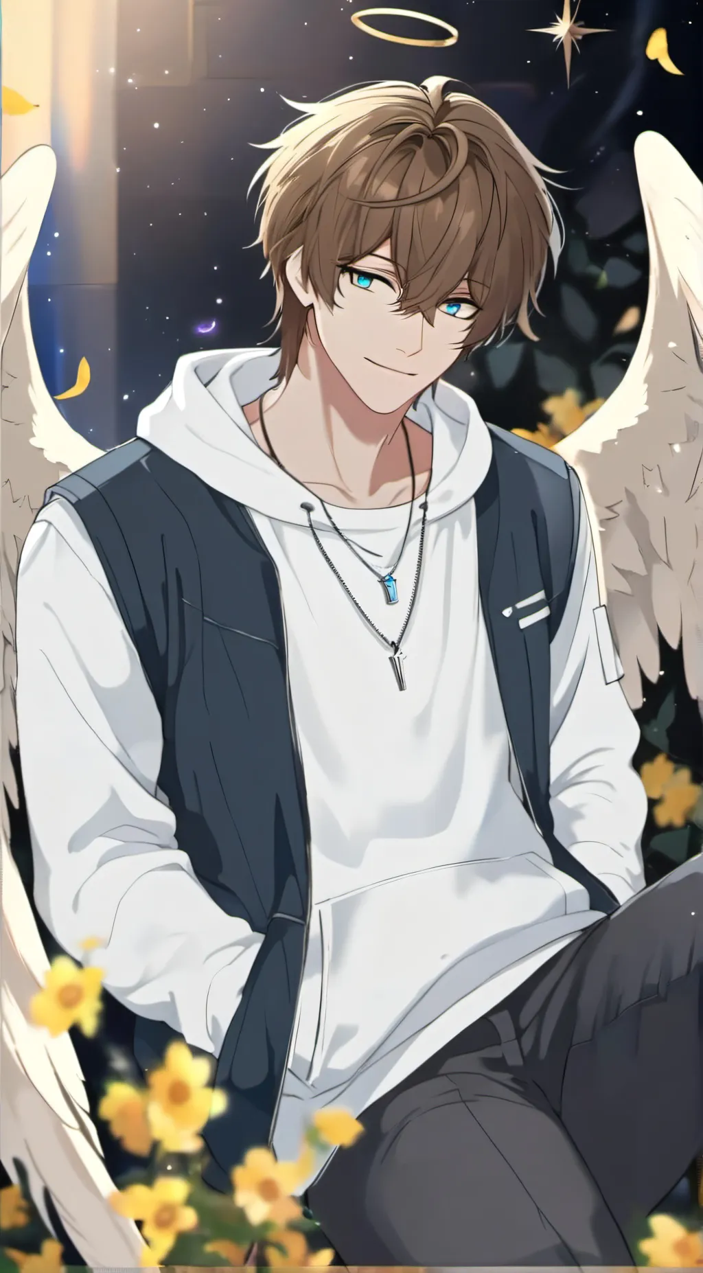 ai character: leo background