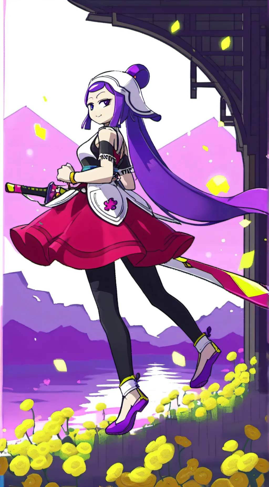 ai character: uzi background