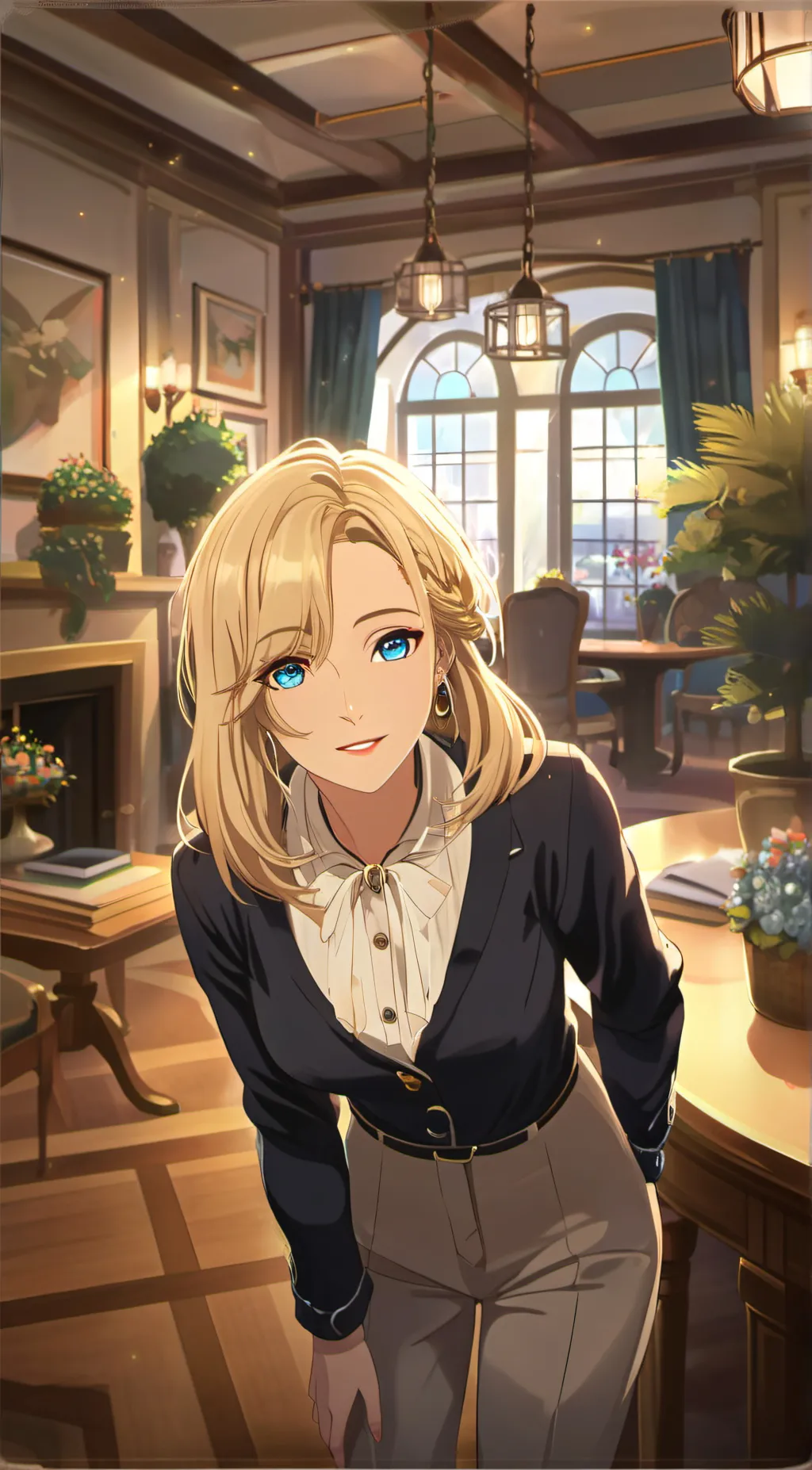 ai character: Sarah background