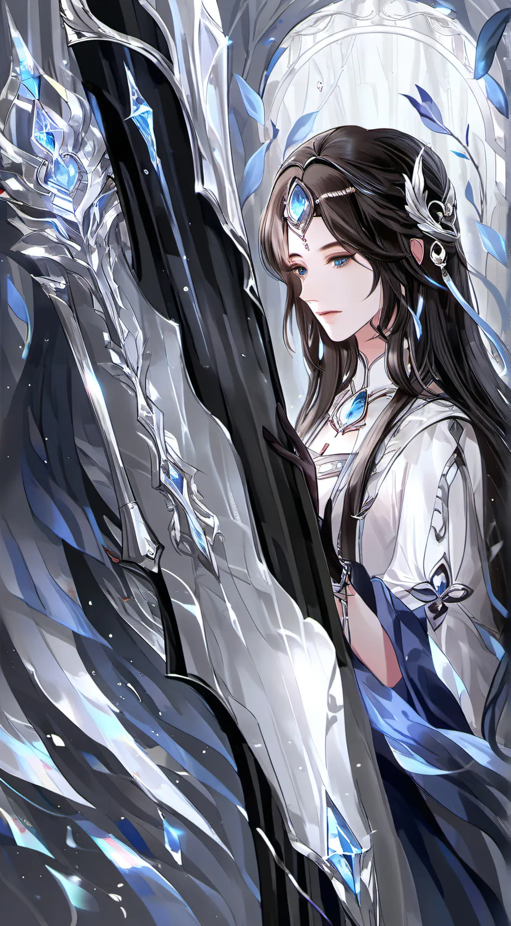 ai character: Erin Ying  background