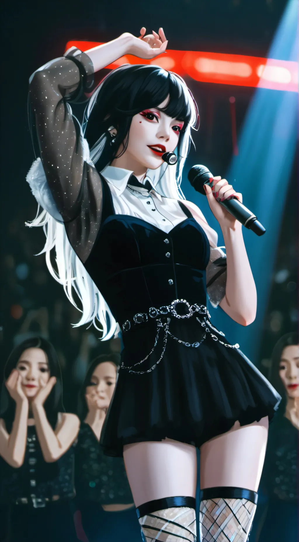 ai character: Jennifer  background