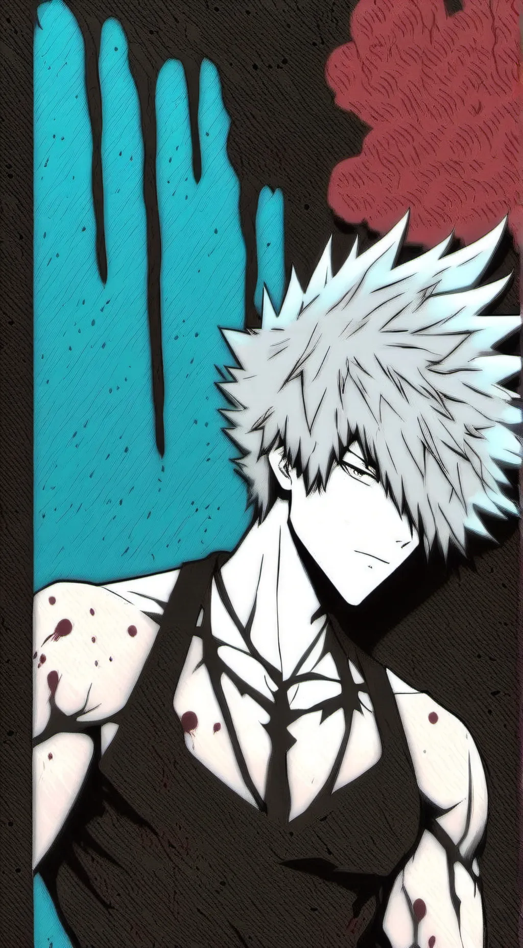 ai character: bakugo  background