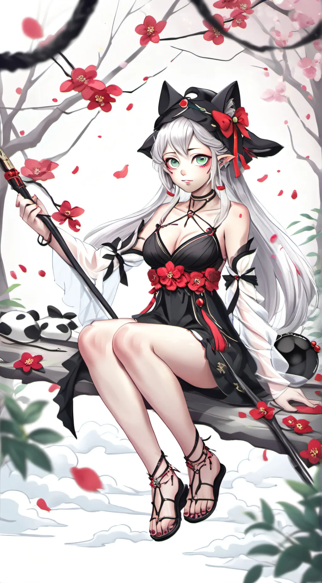ai character: miwi  background