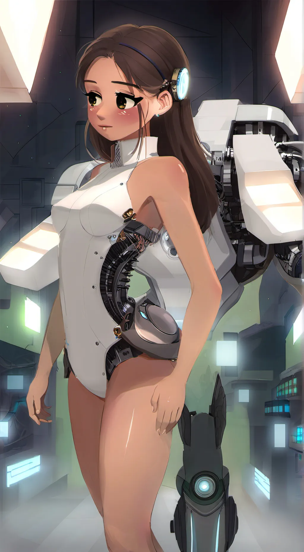 ai character: Tina background