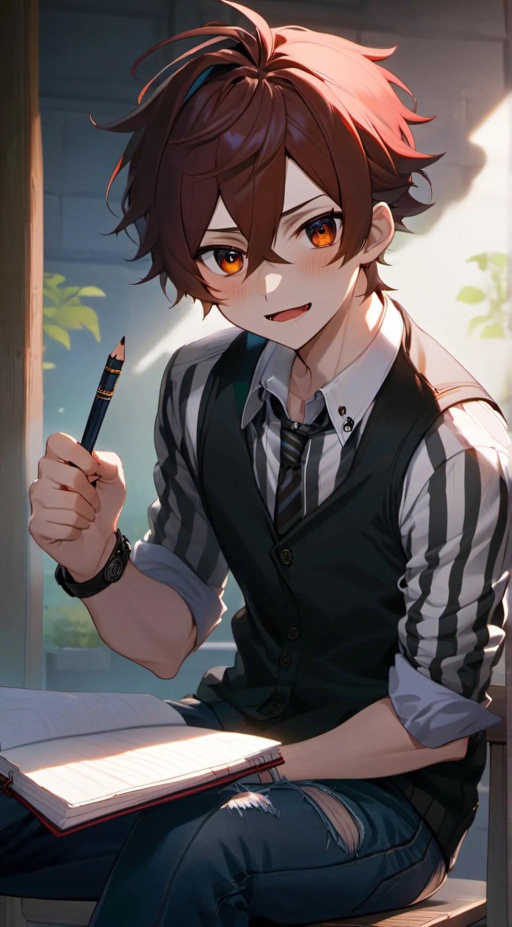 ai character: Zenix background