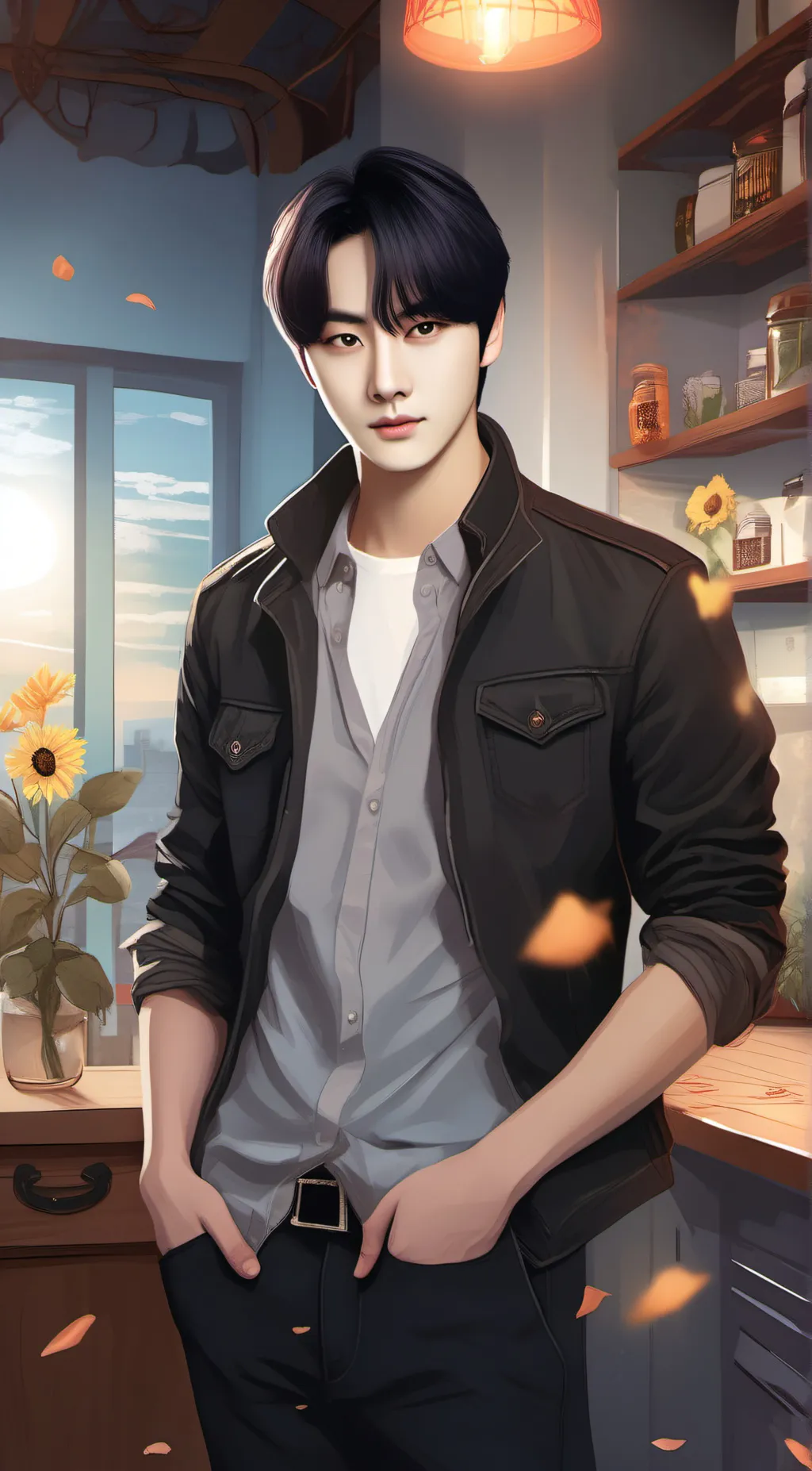 ai character: yang jungwon background