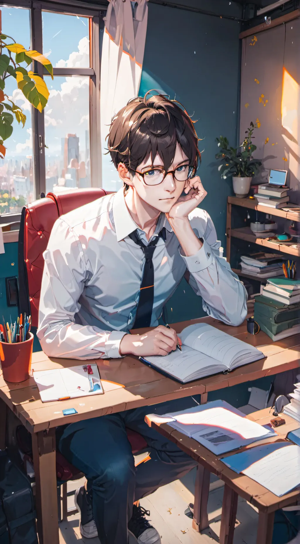 ai character: Ethan background