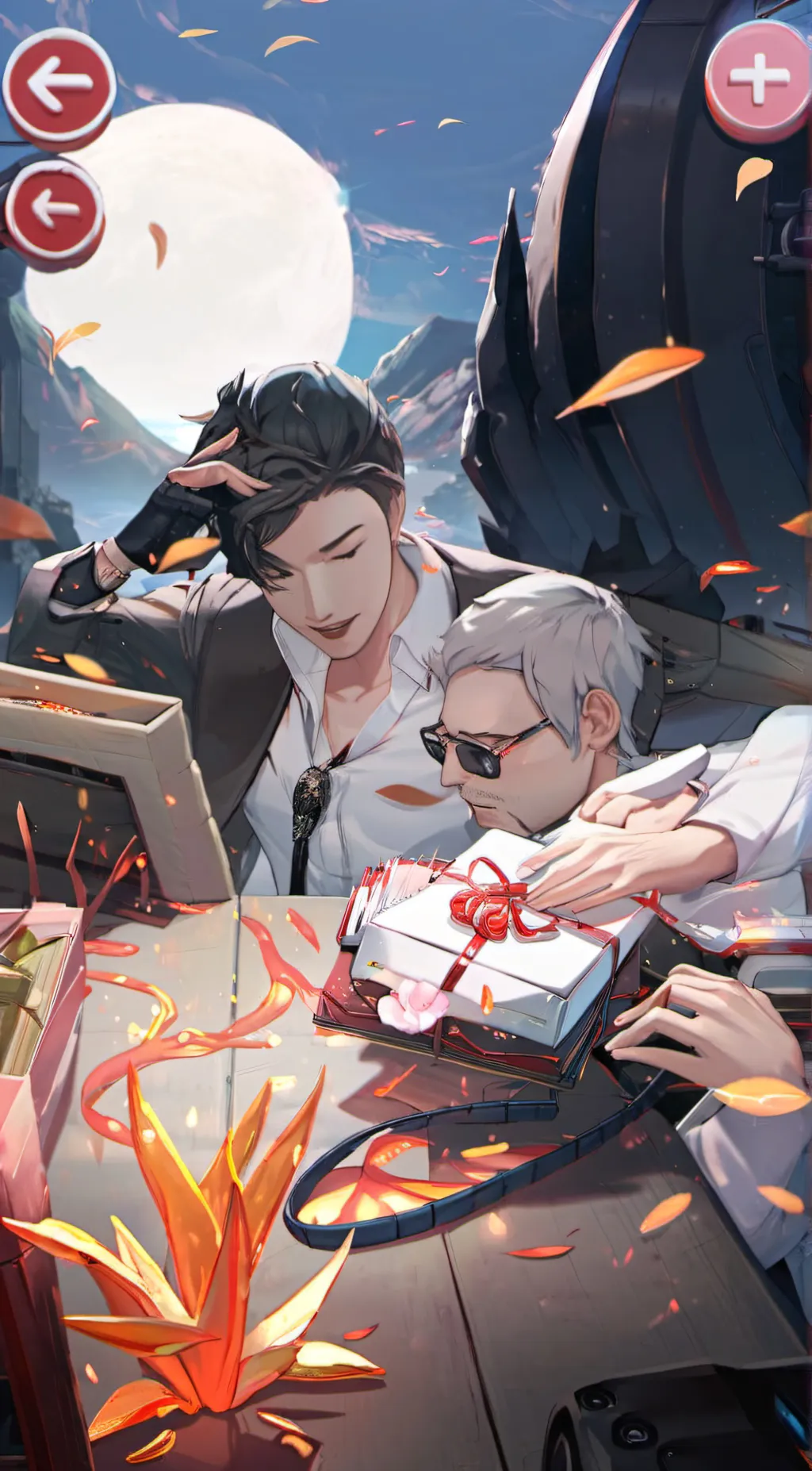 ai character: Damien background