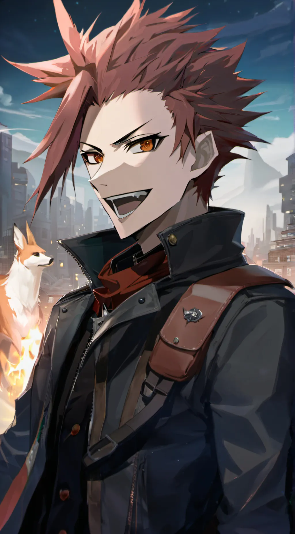 ai character: Kirishima background