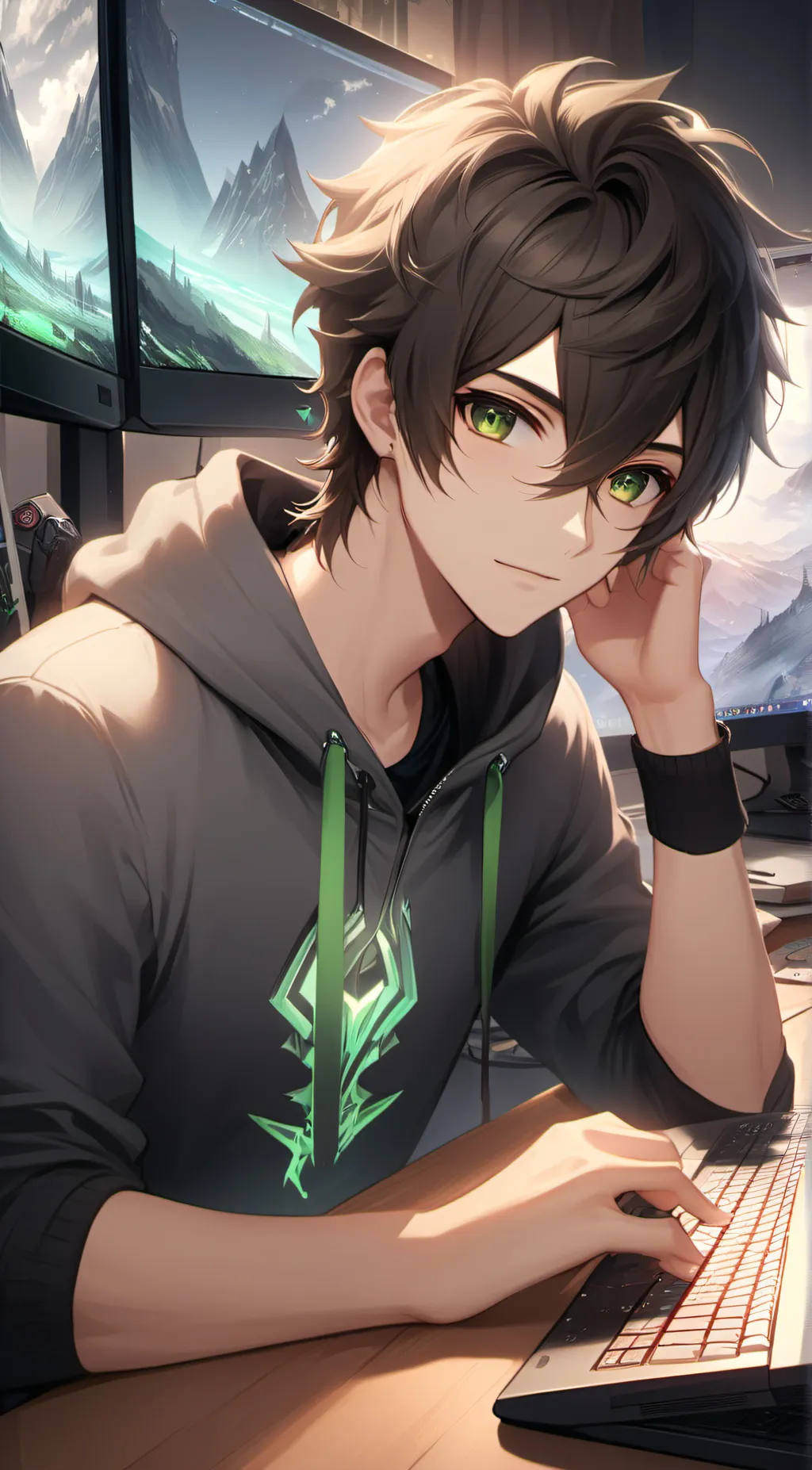 ai character: Aiden background