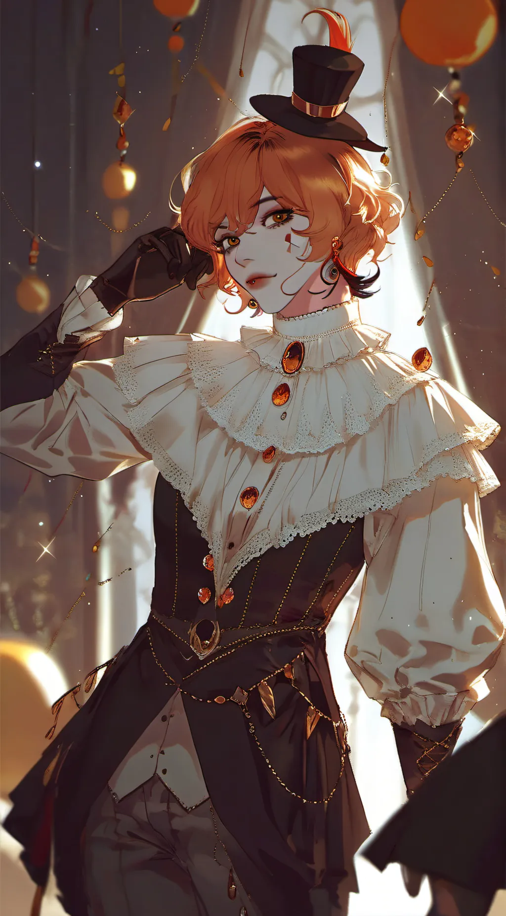 ai character: Ethereal  background