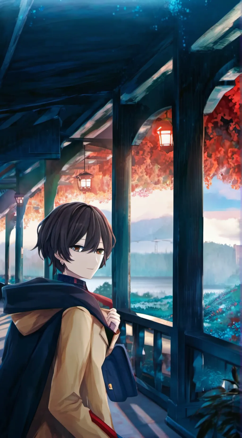 ai character: Luca/Lucifer  background