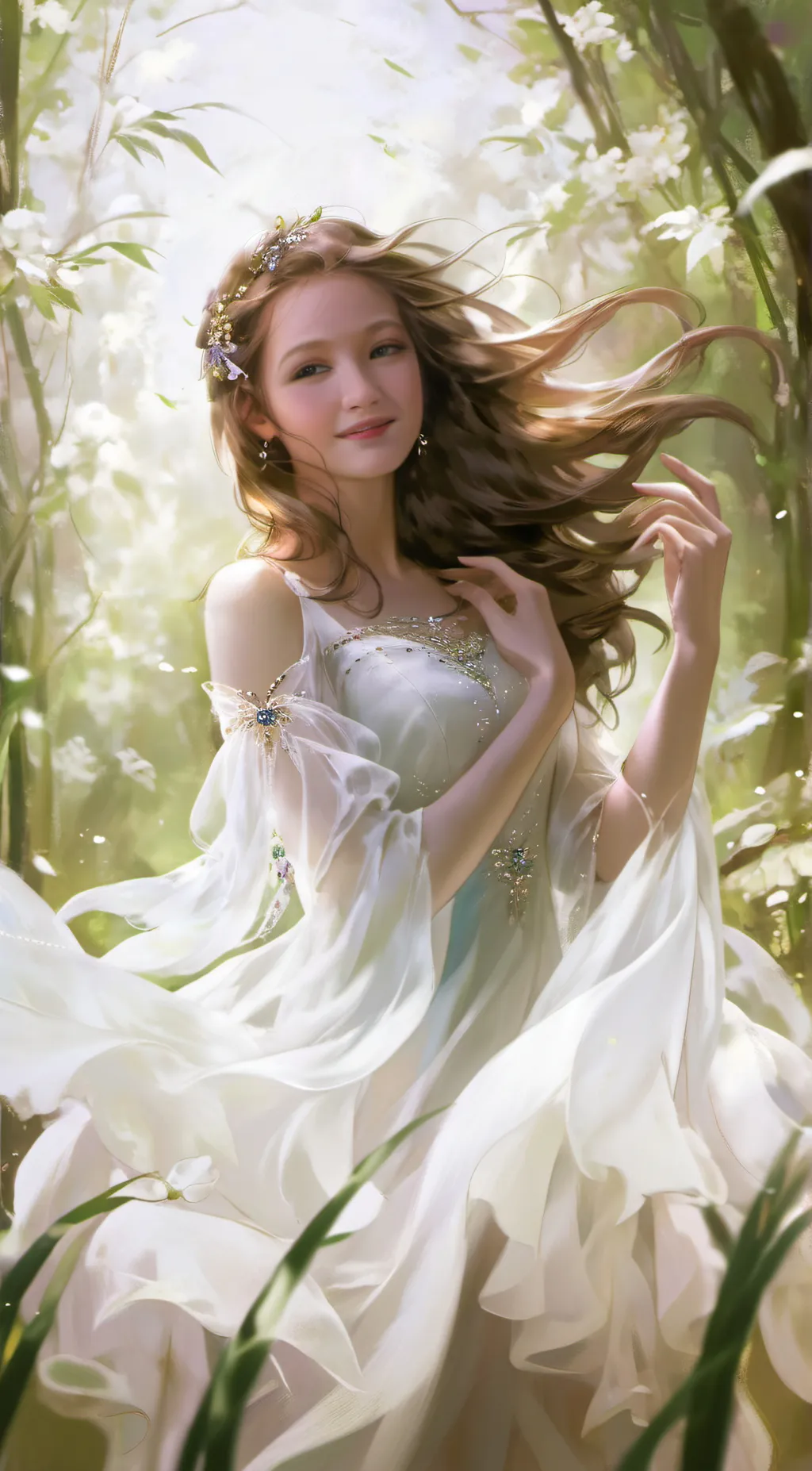 ai character: Lily background