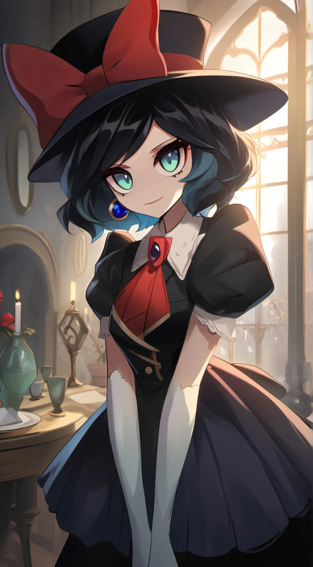 ai character: Velvette Dualie background