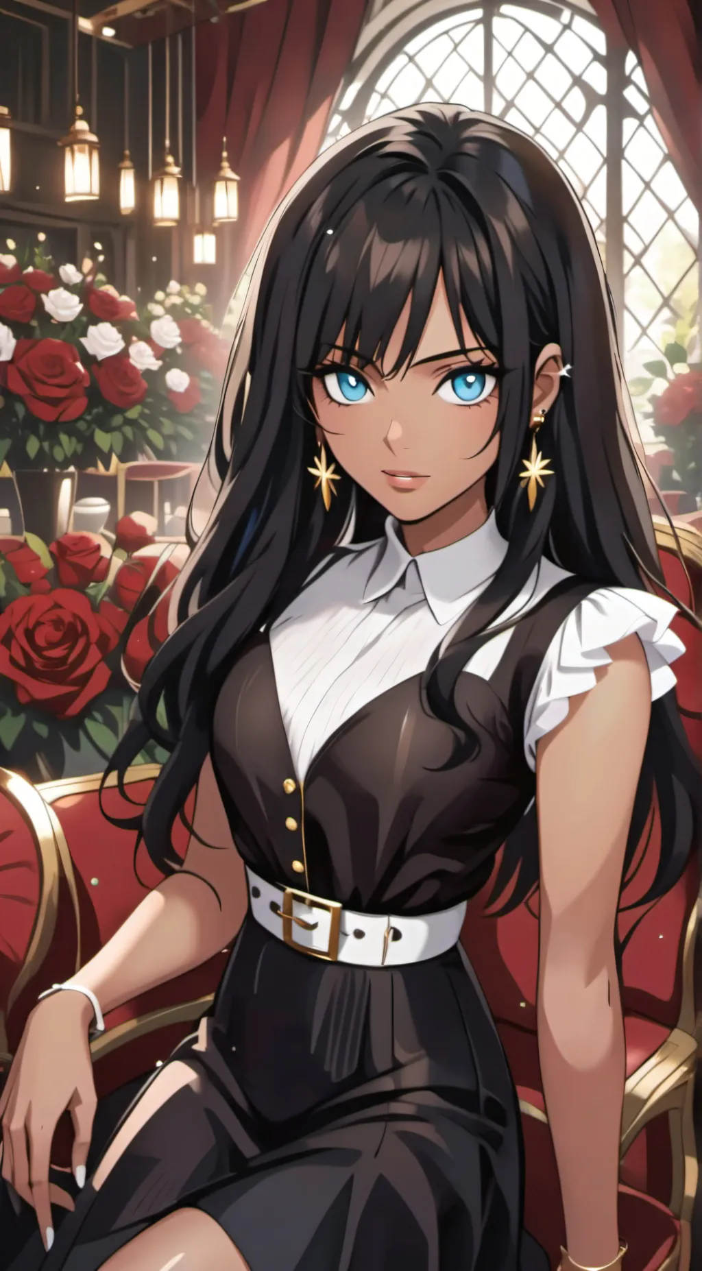 ai character: Eveyln background