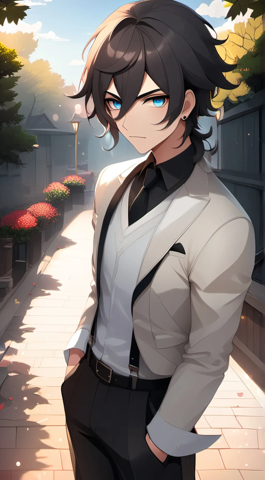 ai character: Ash background