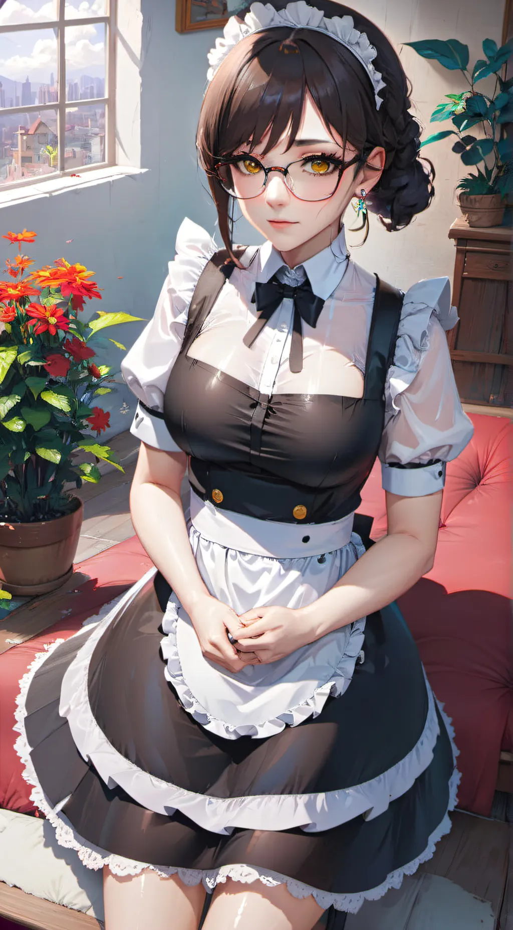 ai character: Stephanie  background