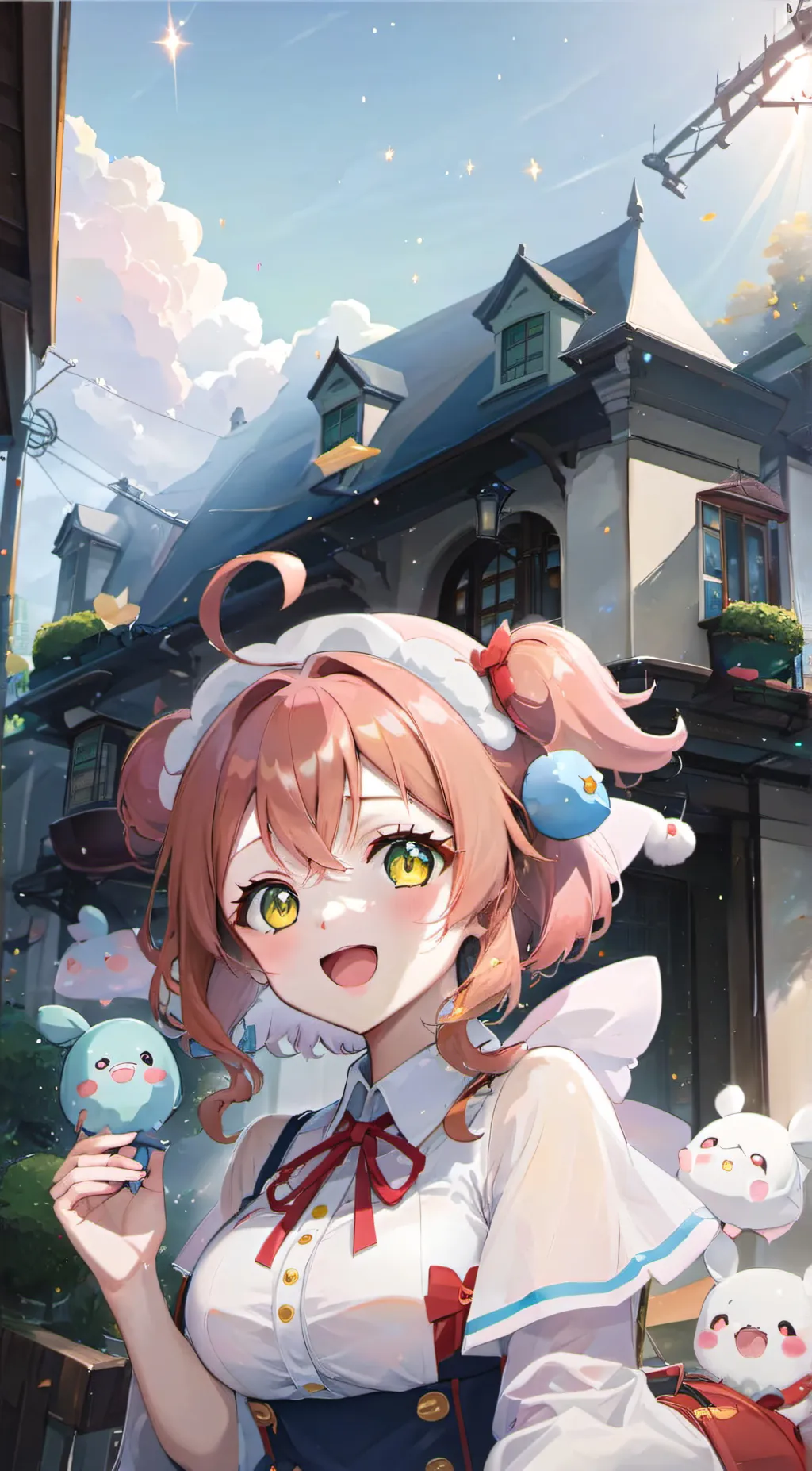 ai character: Cocotama background