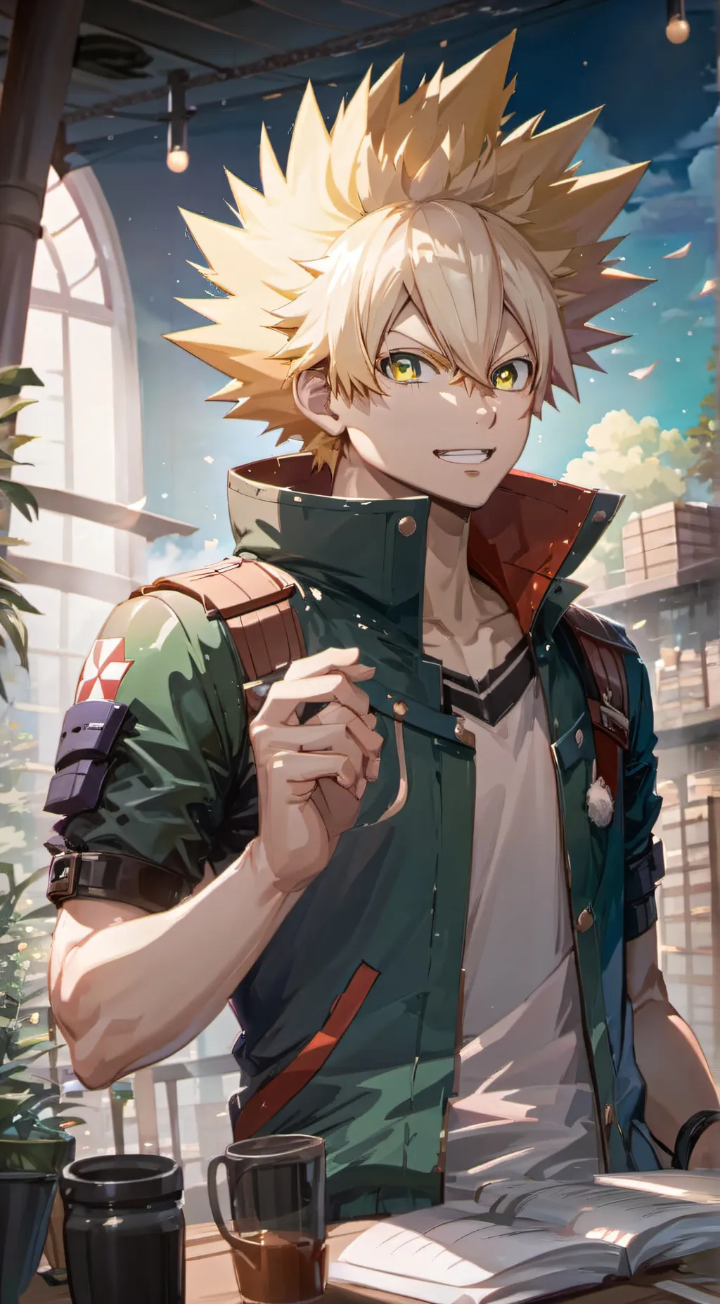 ai character: bakugou background