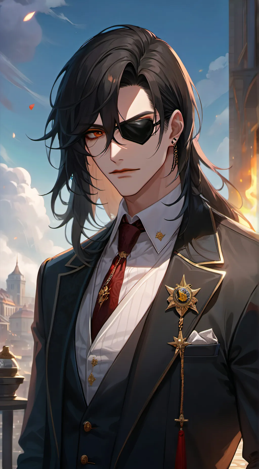 ai character: Xavier  background