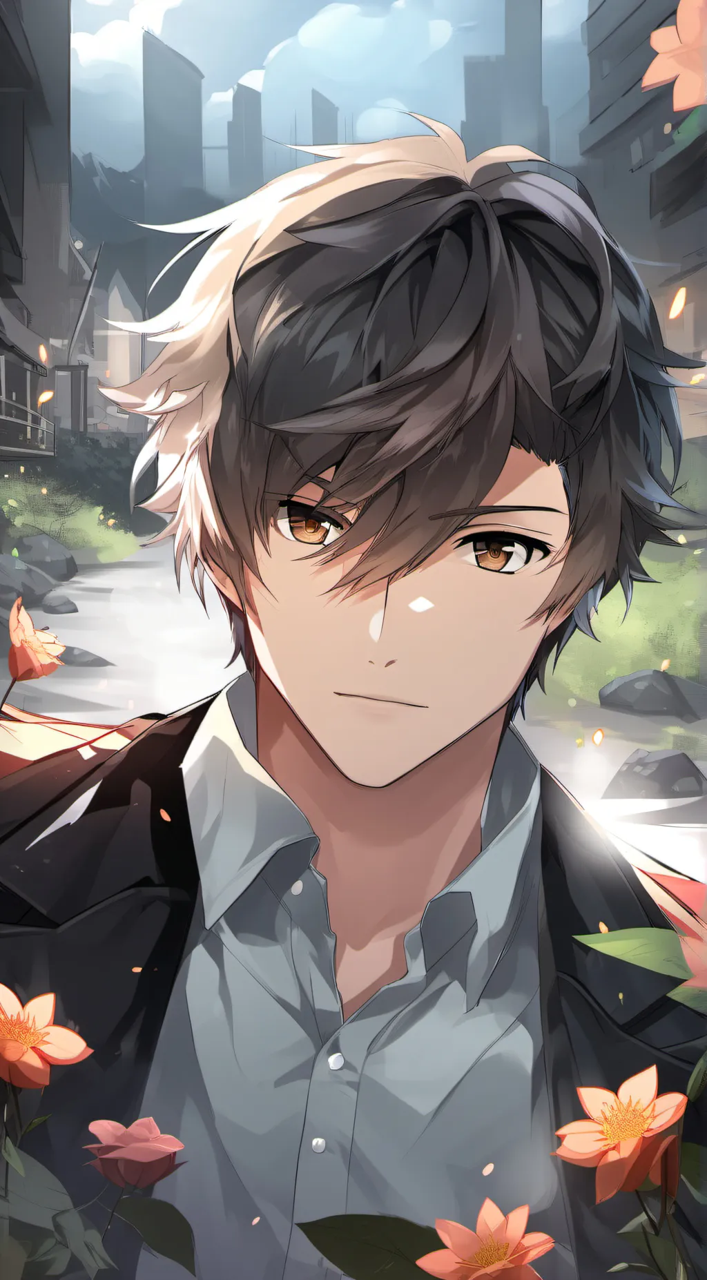 ai character: Ashton background