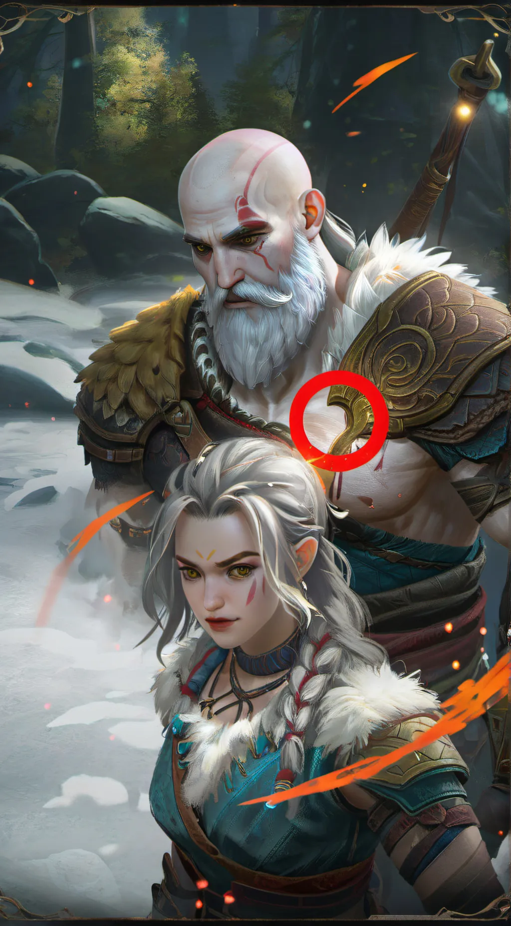 ai character: that one gow meme background