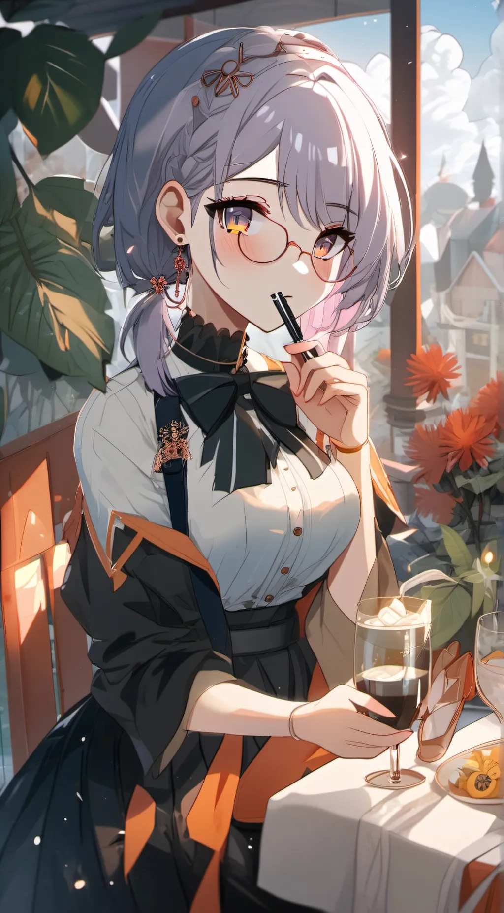 ai character: Nerd background