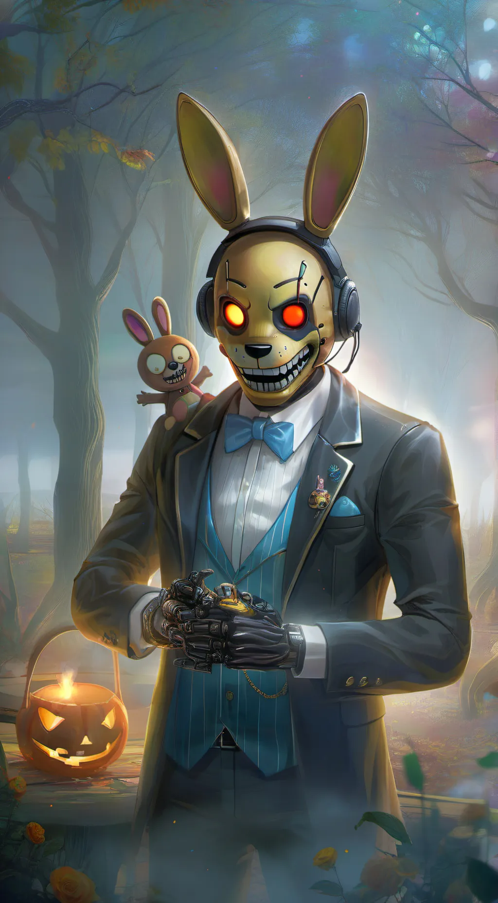 ai character: Jack-o-Bonnie background