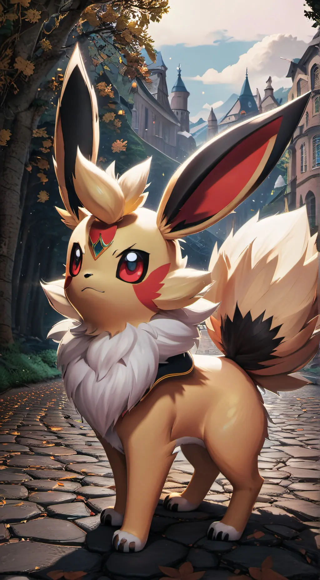 ai character: Flaereon background