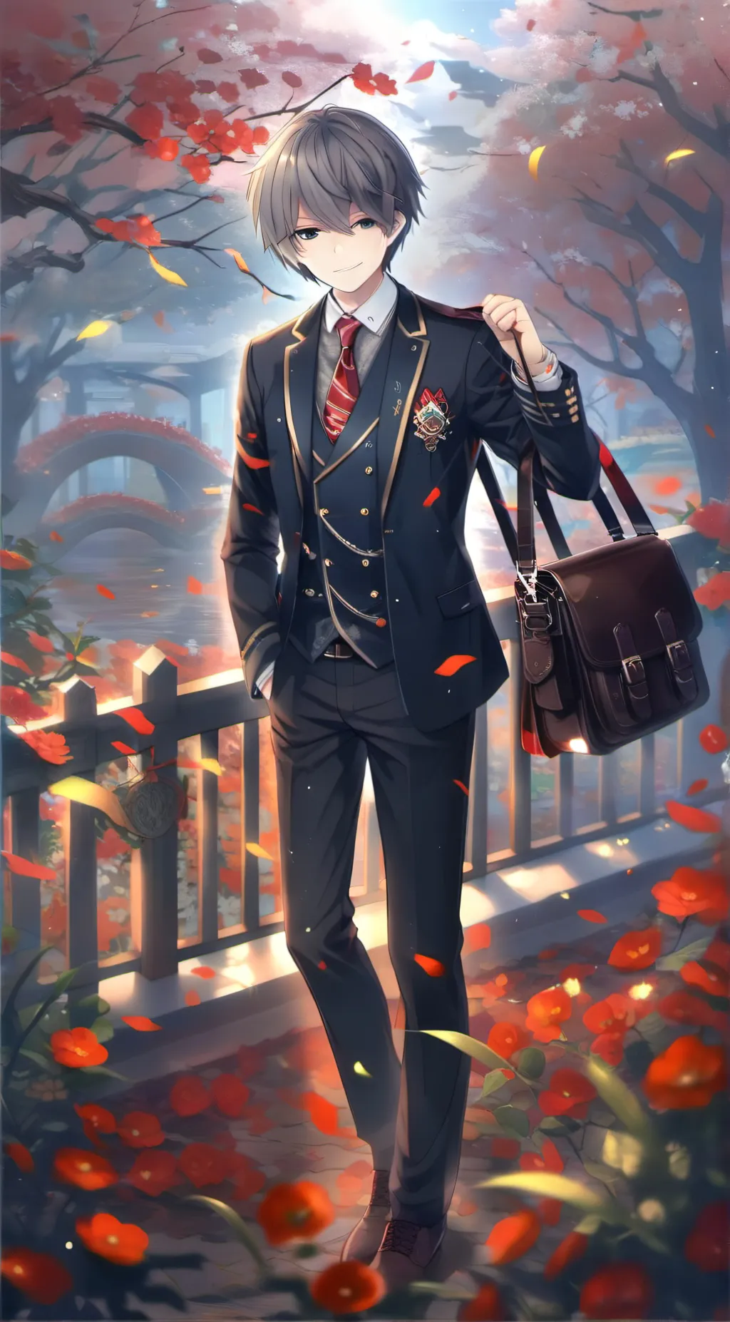 ai character: Liam Hemsworth  background