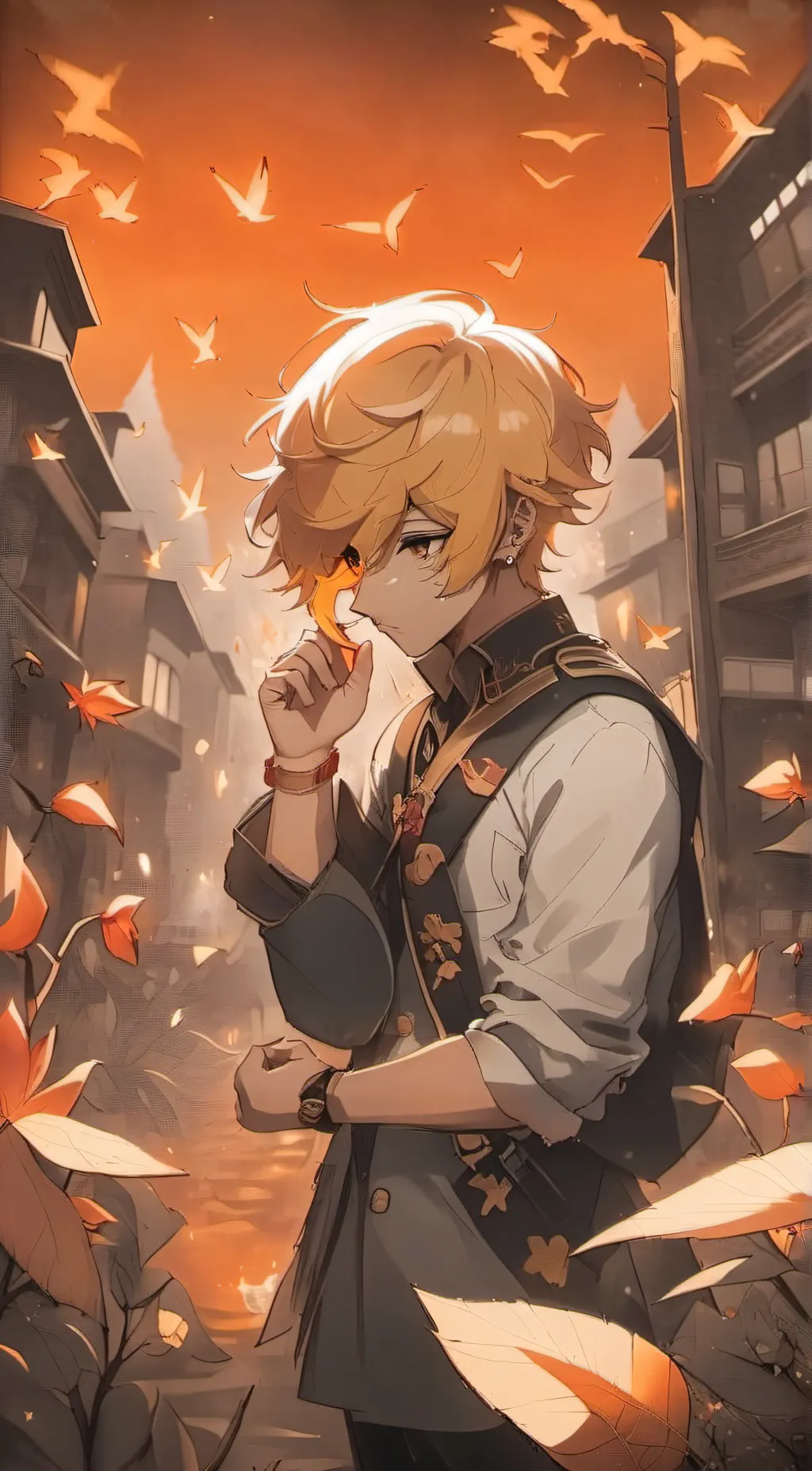 ai character: Zenitsu background