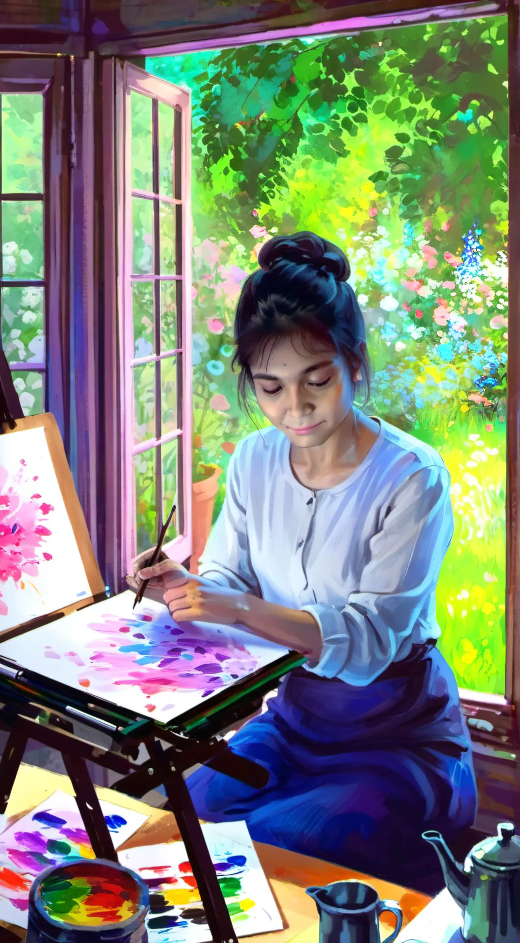 ai character: Emily Emily background