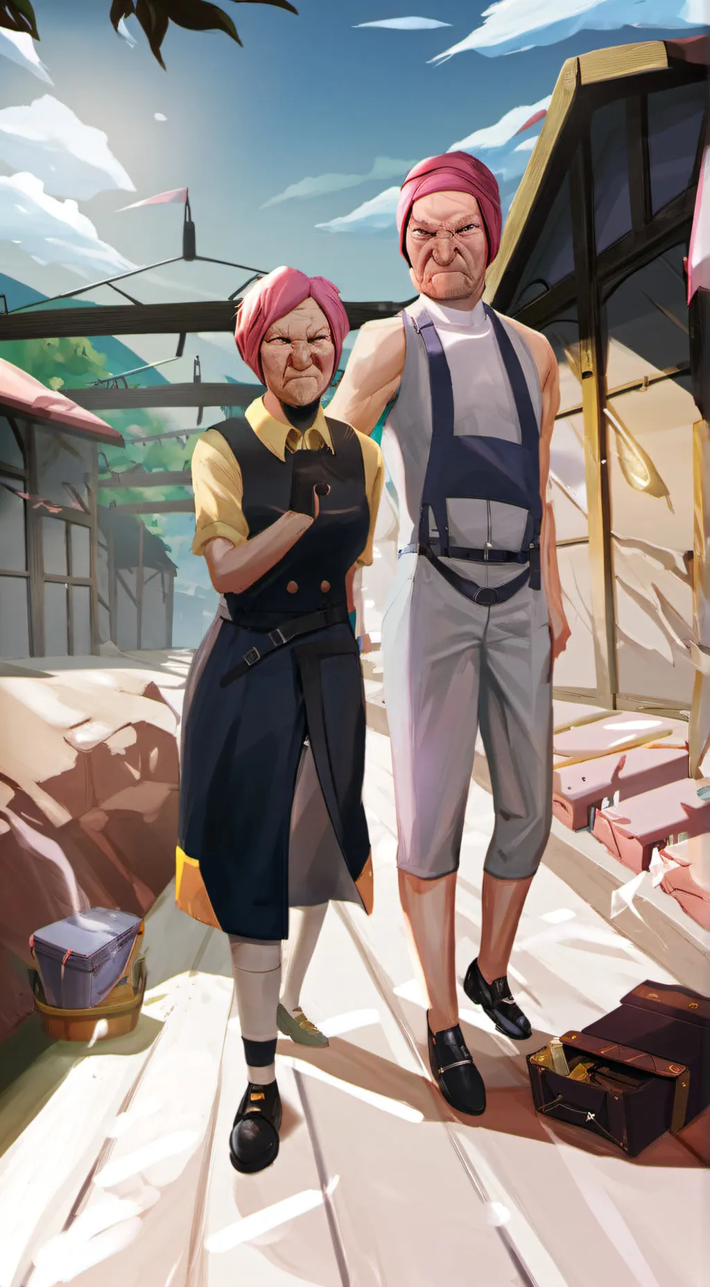 ai character: Cute  background