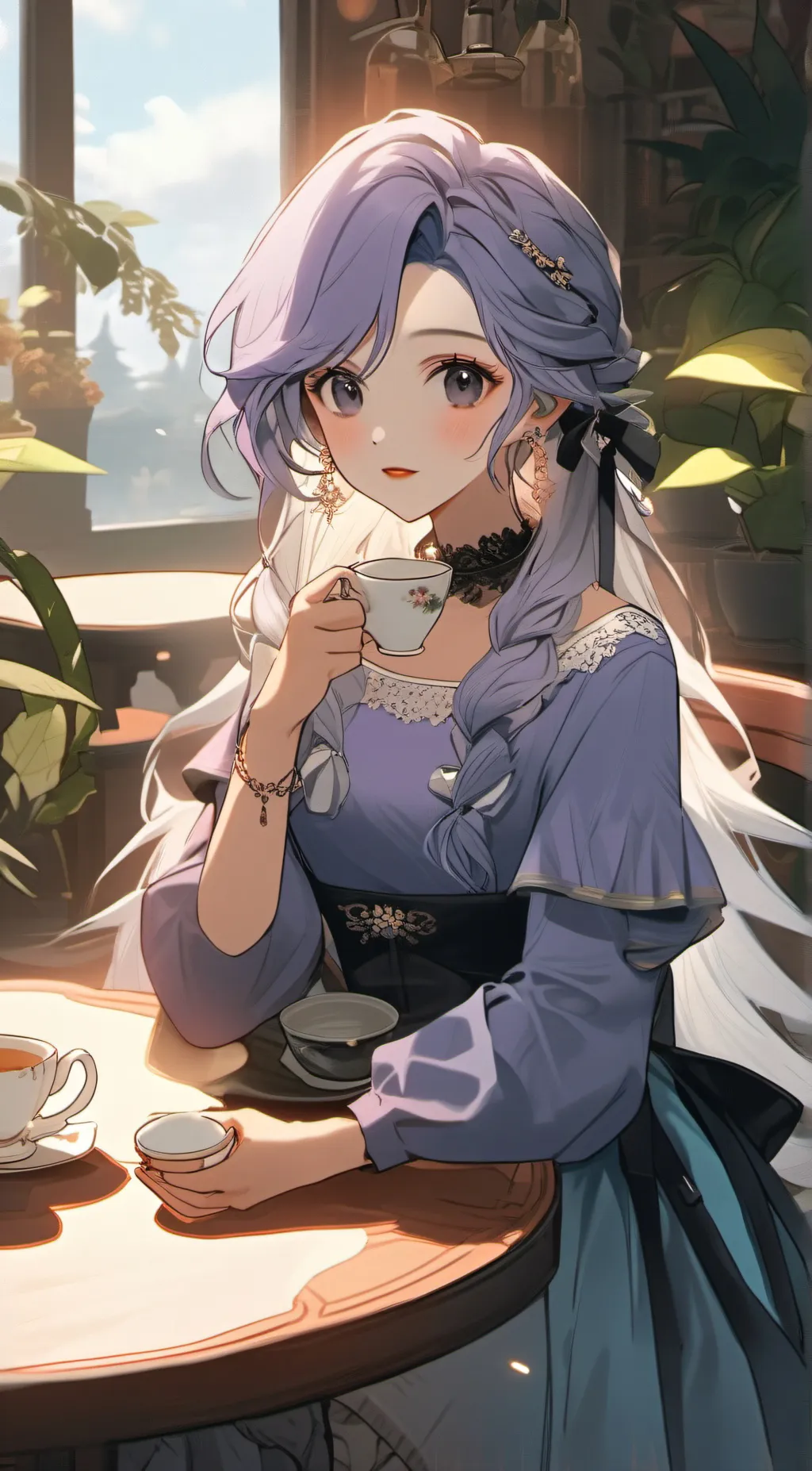 ai character: Tea your bff! background