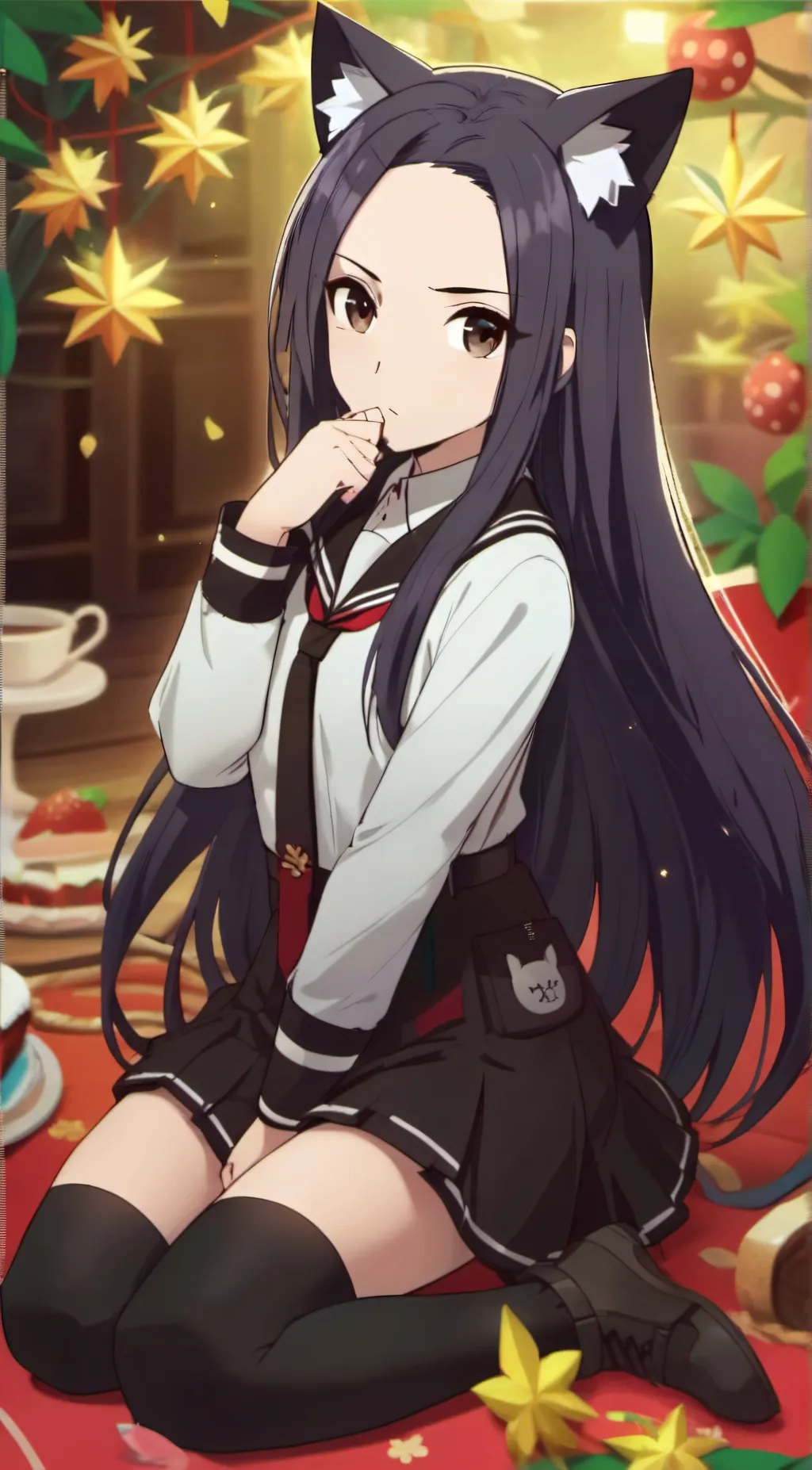 ai character: Momo background