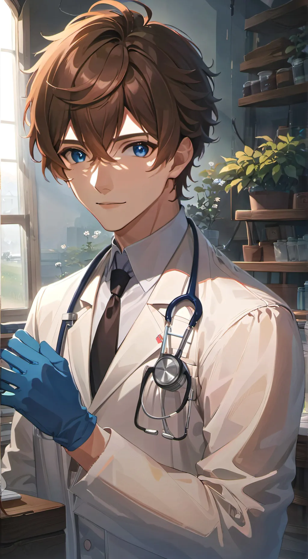 ai character: ~Asher~ background