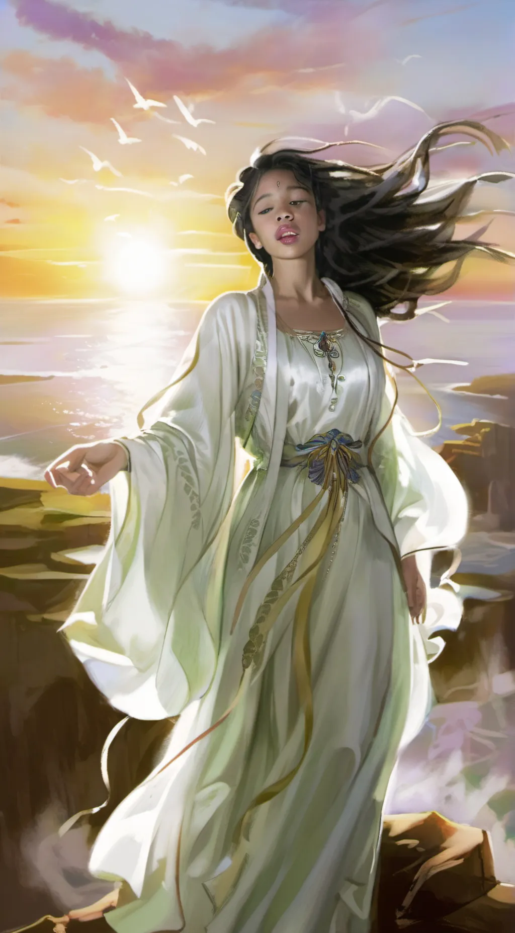 ai character: Gabriella background