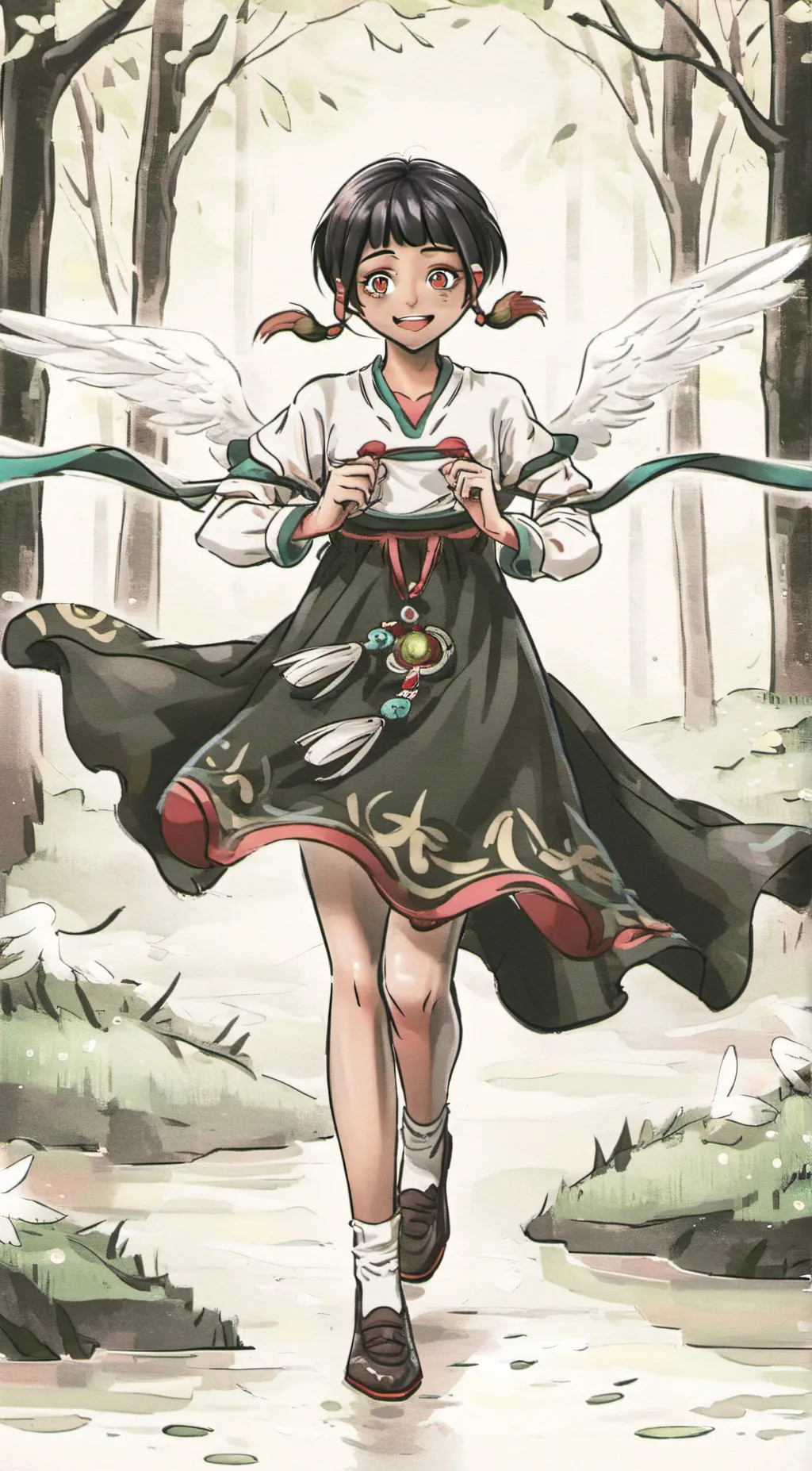 ai character: Celestia background