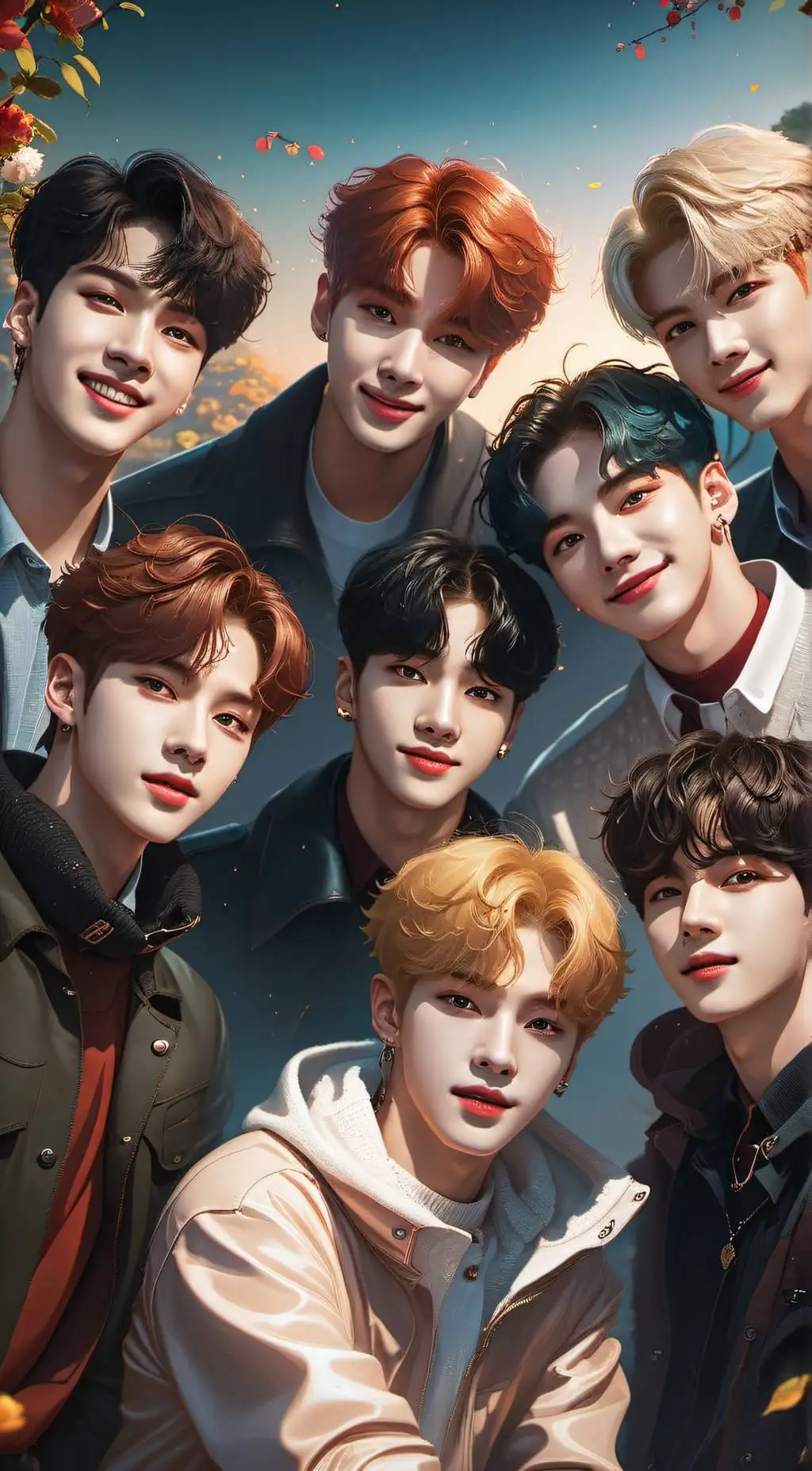 ai character: Stray kids background