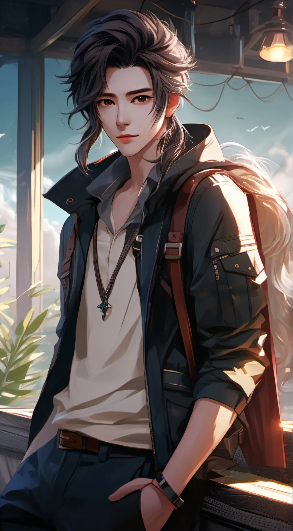 ai character: Max background