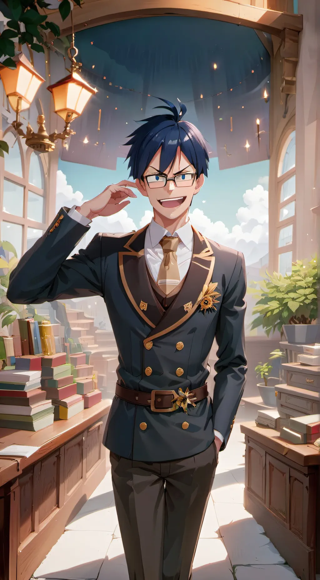 ai character: Tenya Lida background