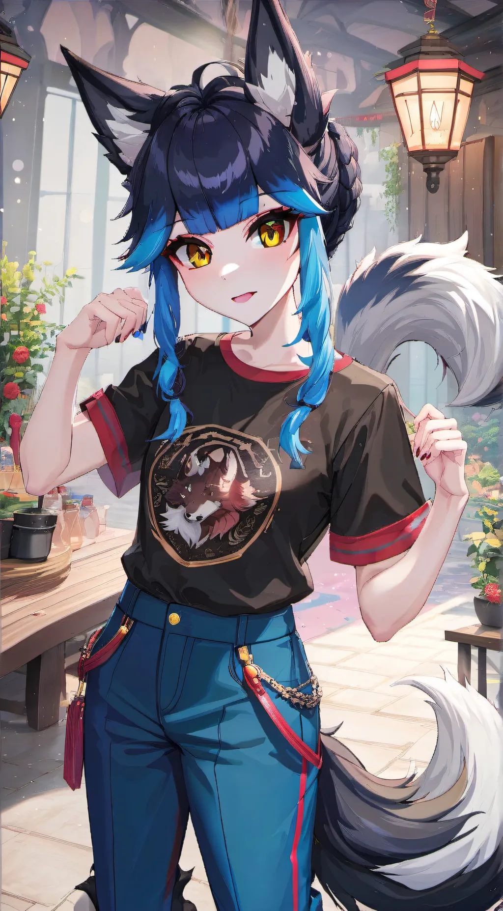 ai character: wolverine  background