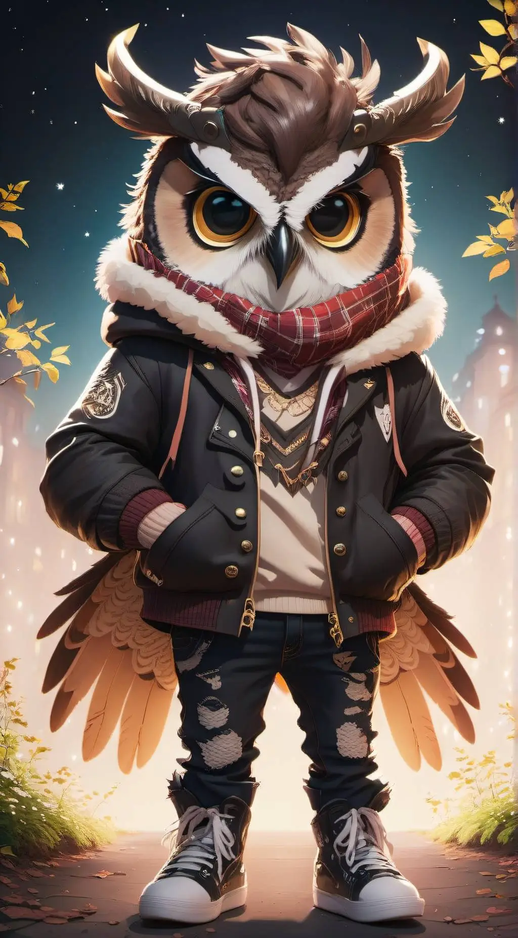 ai character: Harold the Owl background
